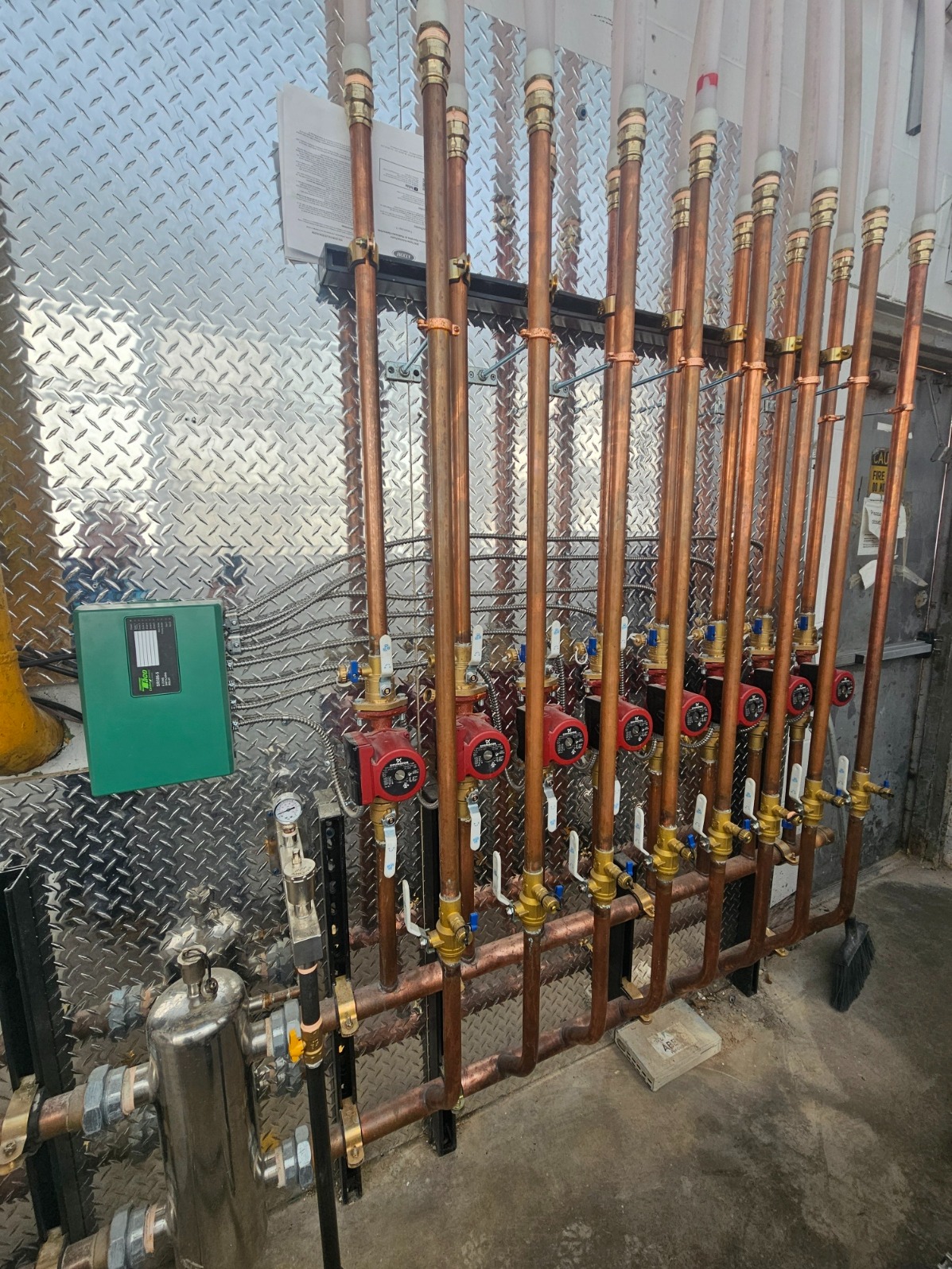 Copper Hydronic Manifold
