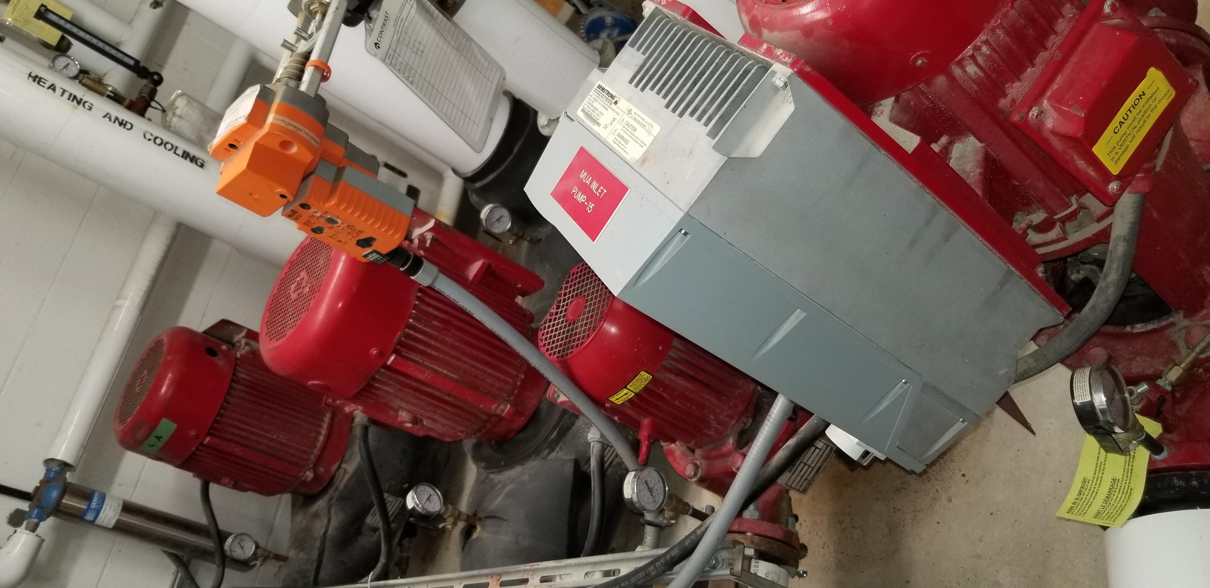 Mechanical Room Pumps